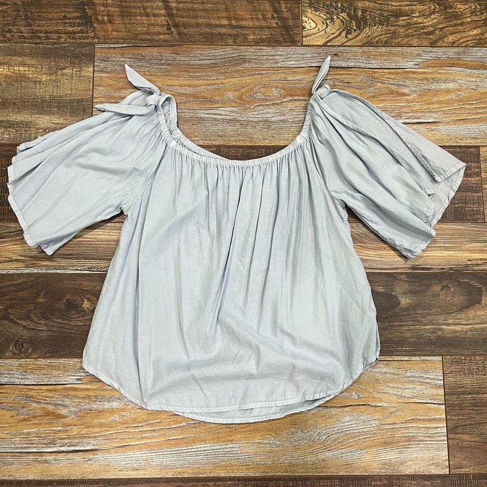 Billabong Light Blue Denim Swing Top